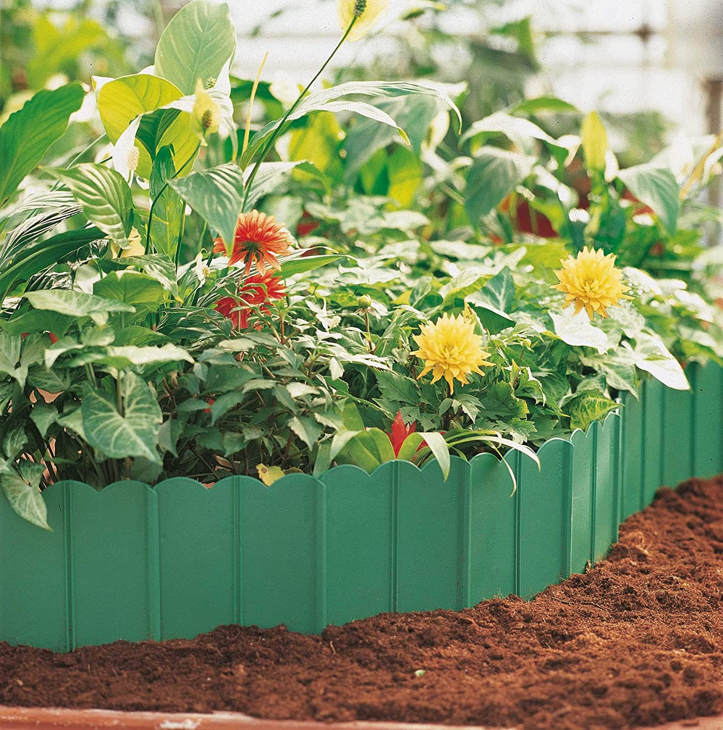 VERDEMAX ORNAMENTAL BORDER 3MX20PCS GREEN