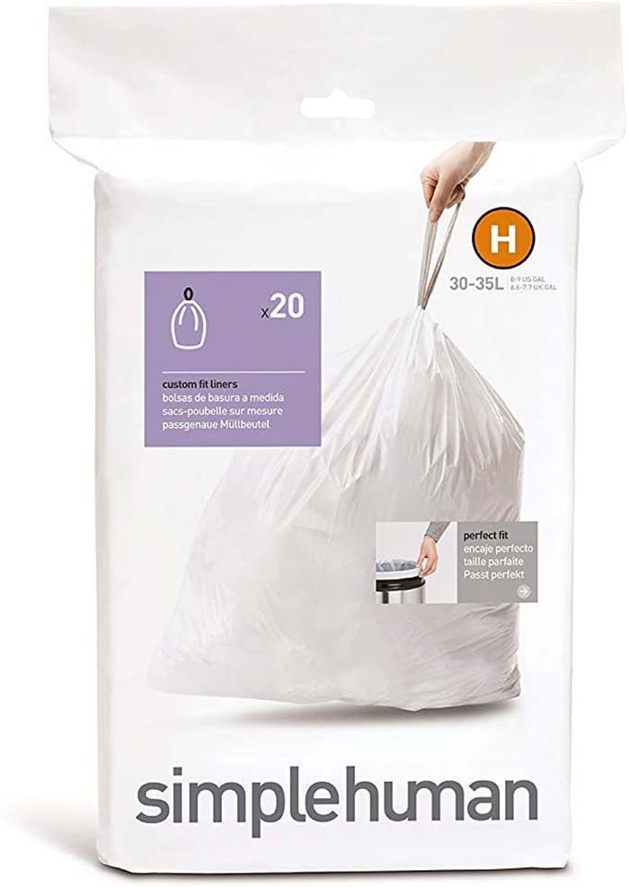 SIMPLEHUMAN BIN BAG LINER L (30-35L) 20PCS