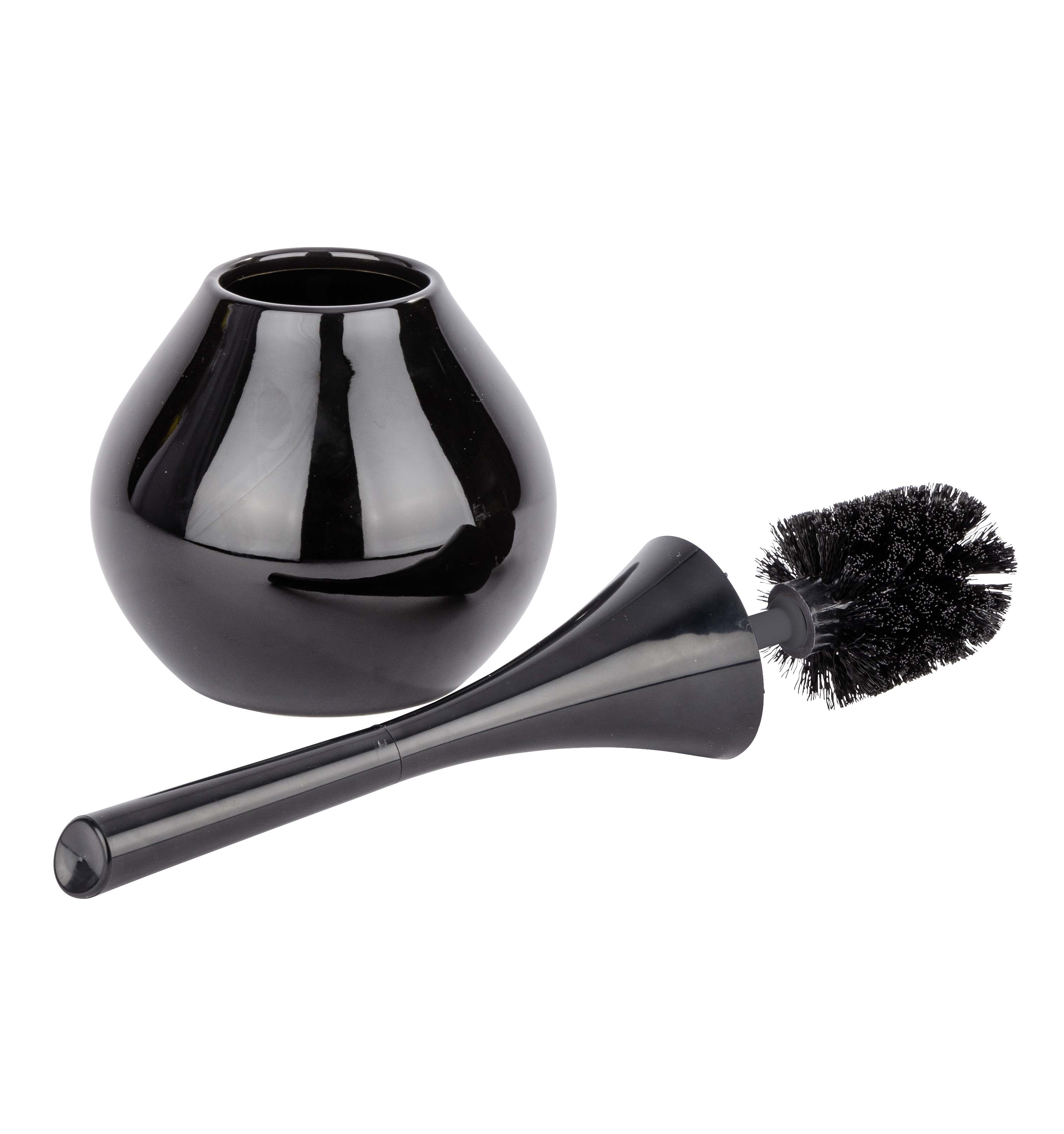 WENKO CERAMIC TOILET BRUSH FLAKON BLACK