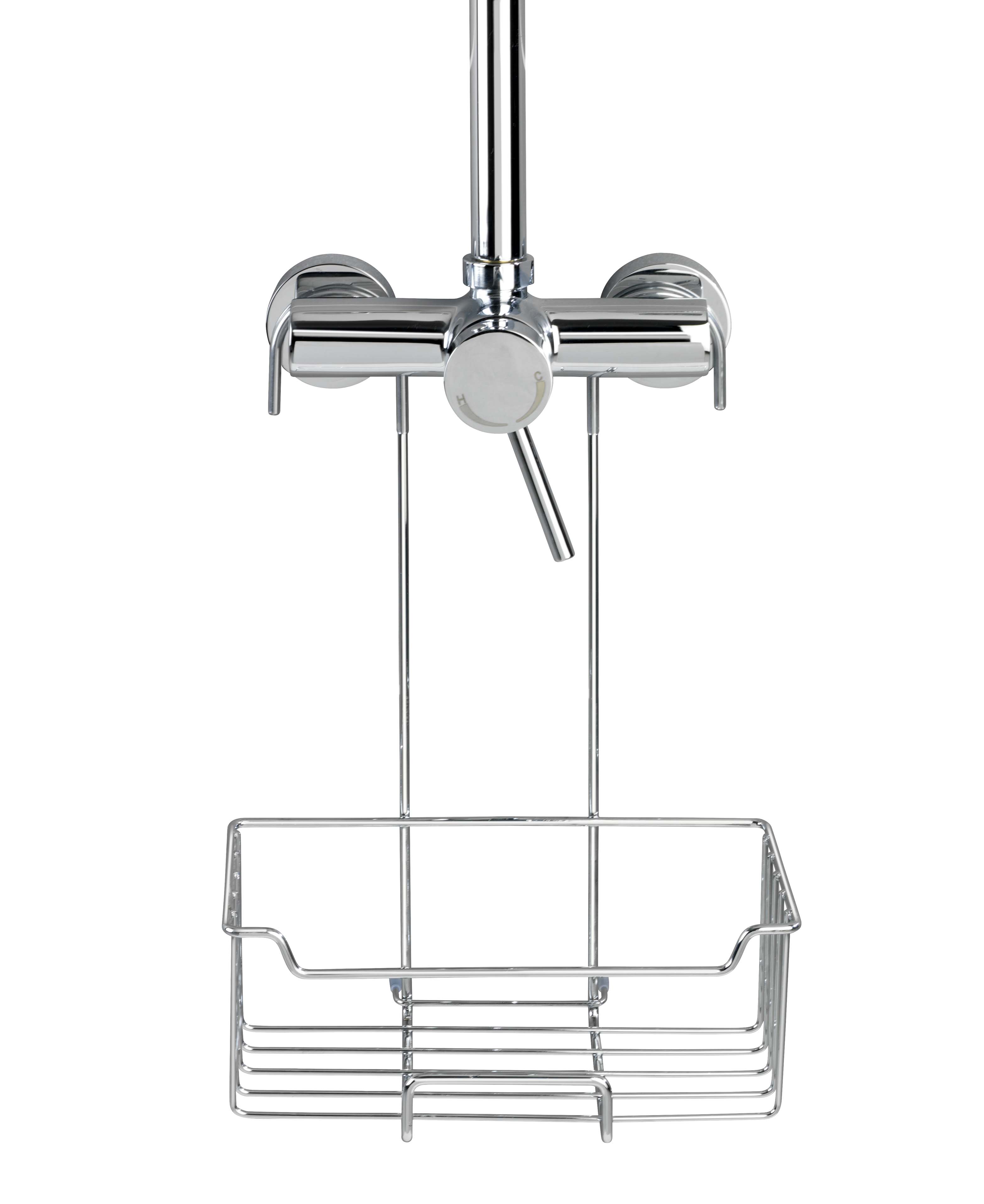 WENKO HANG SHOWER CADDY MILO 25X14X36CM STAINLESS STEEL