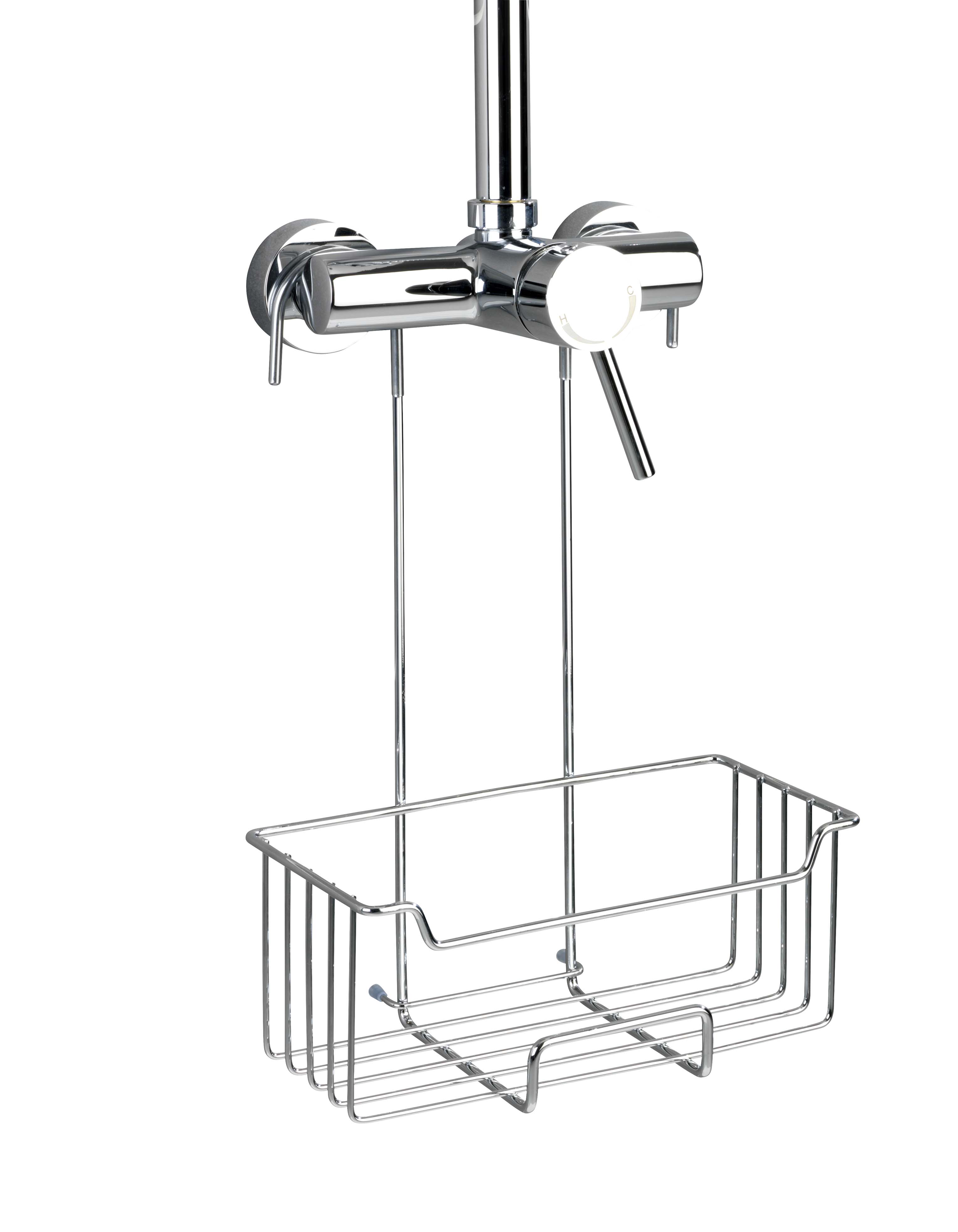 WENKO HANG SHOWER CADDY MILO 25X14X36CM STAINLESS STEEL