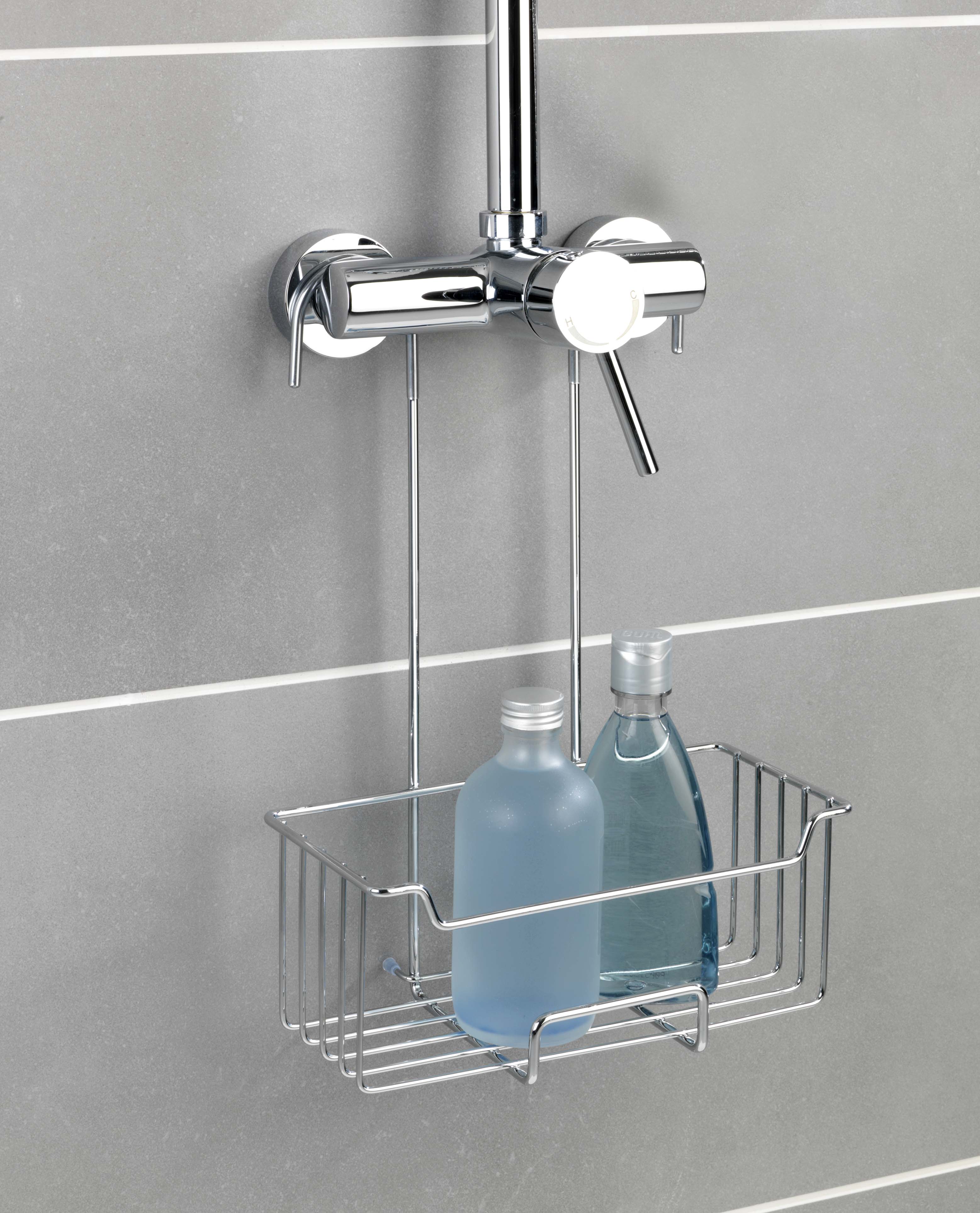 WENKO HANG SHOWER CADDY MILO 25X14X36CM STAINLESS STEEL