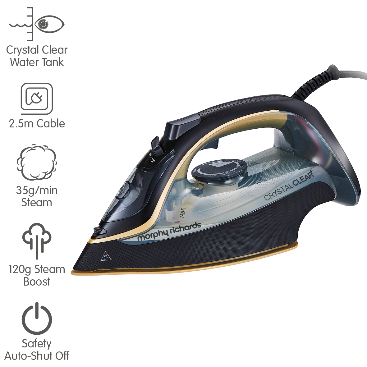 MORPHY RICHARDS 300302 STEAM IRON 2400W