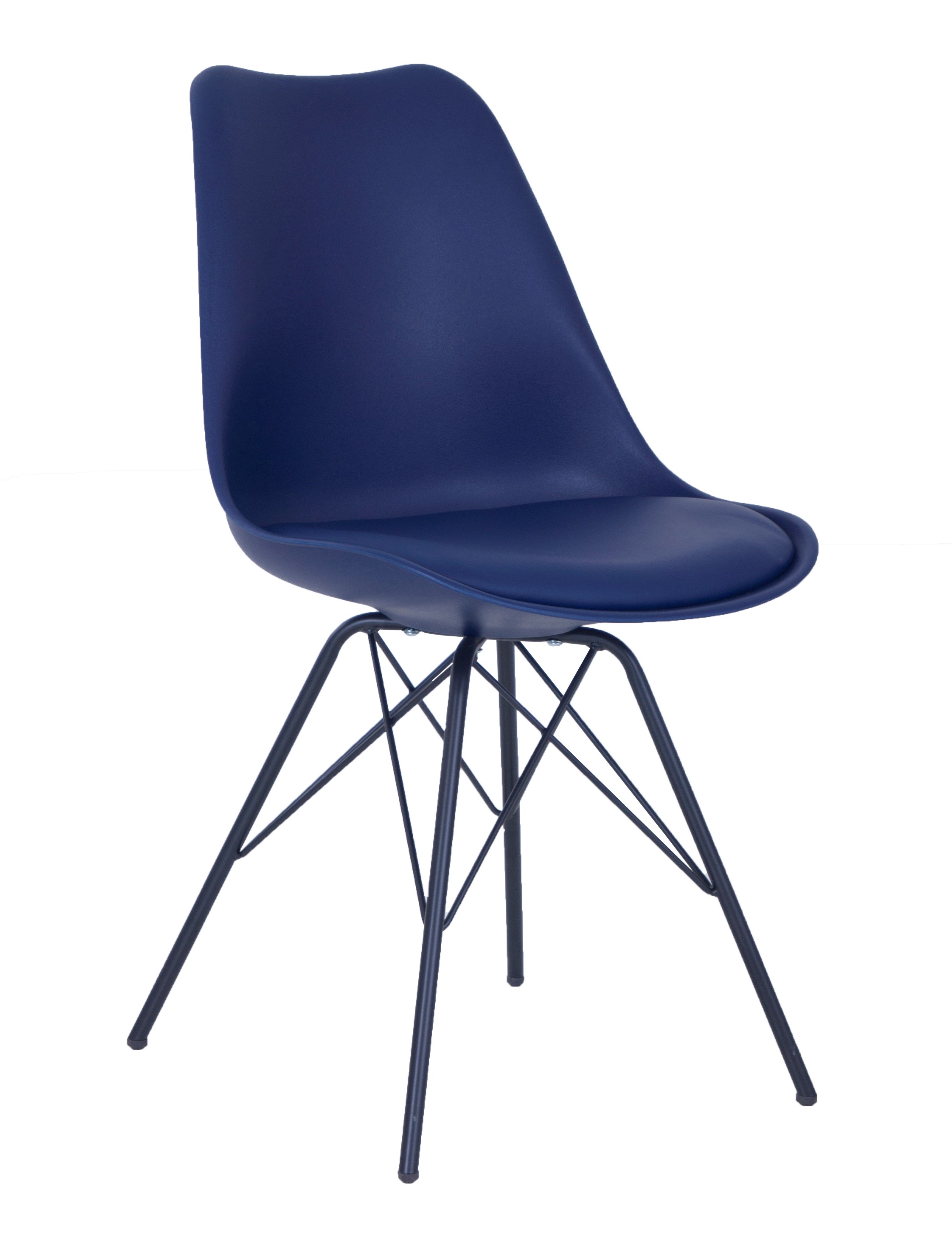 EMMA DINING CHAIR BLUE 50X87.5X57CM