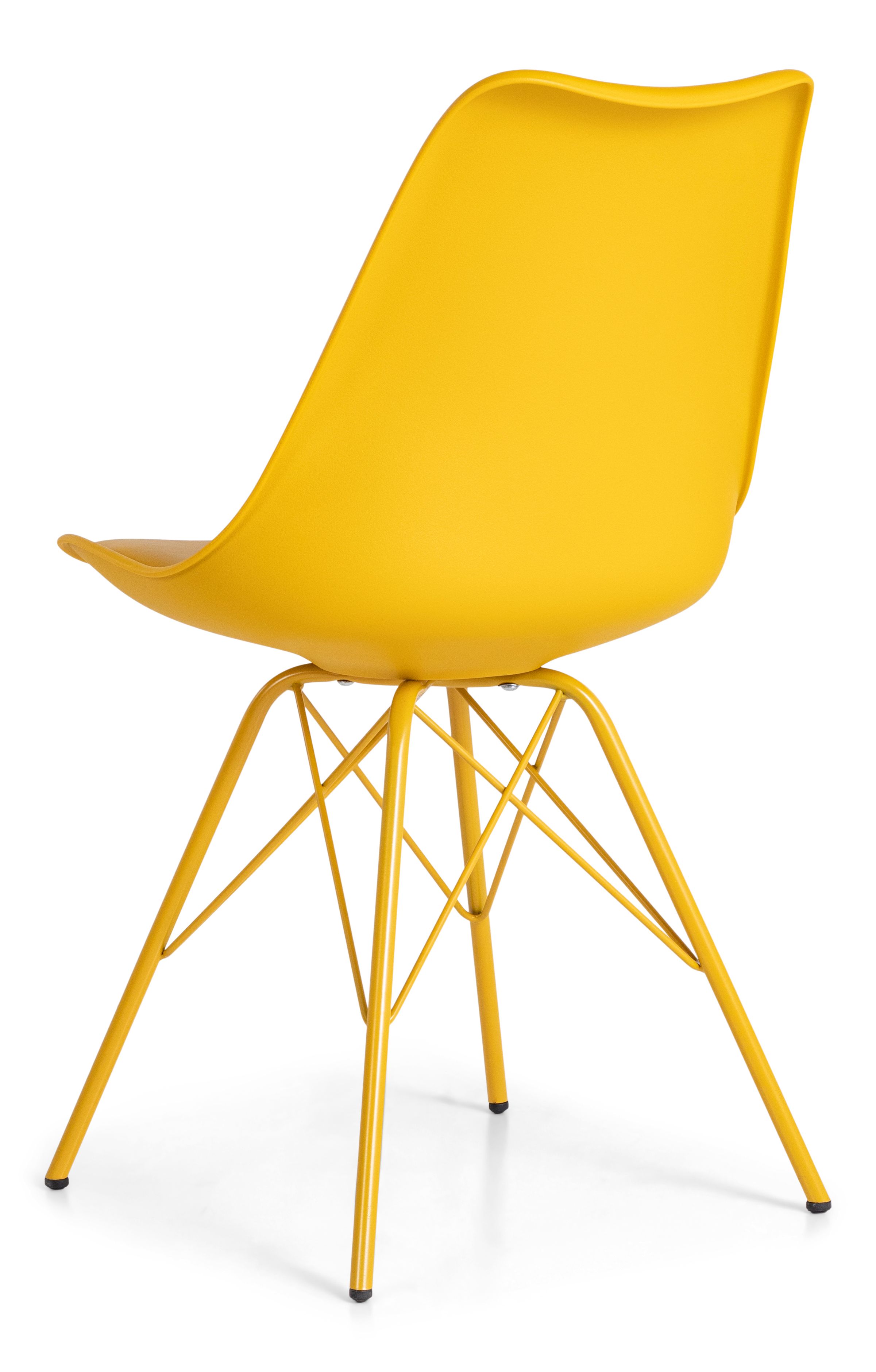 EMMA DINING CHAIR YELLOW 50X87.5X57CM