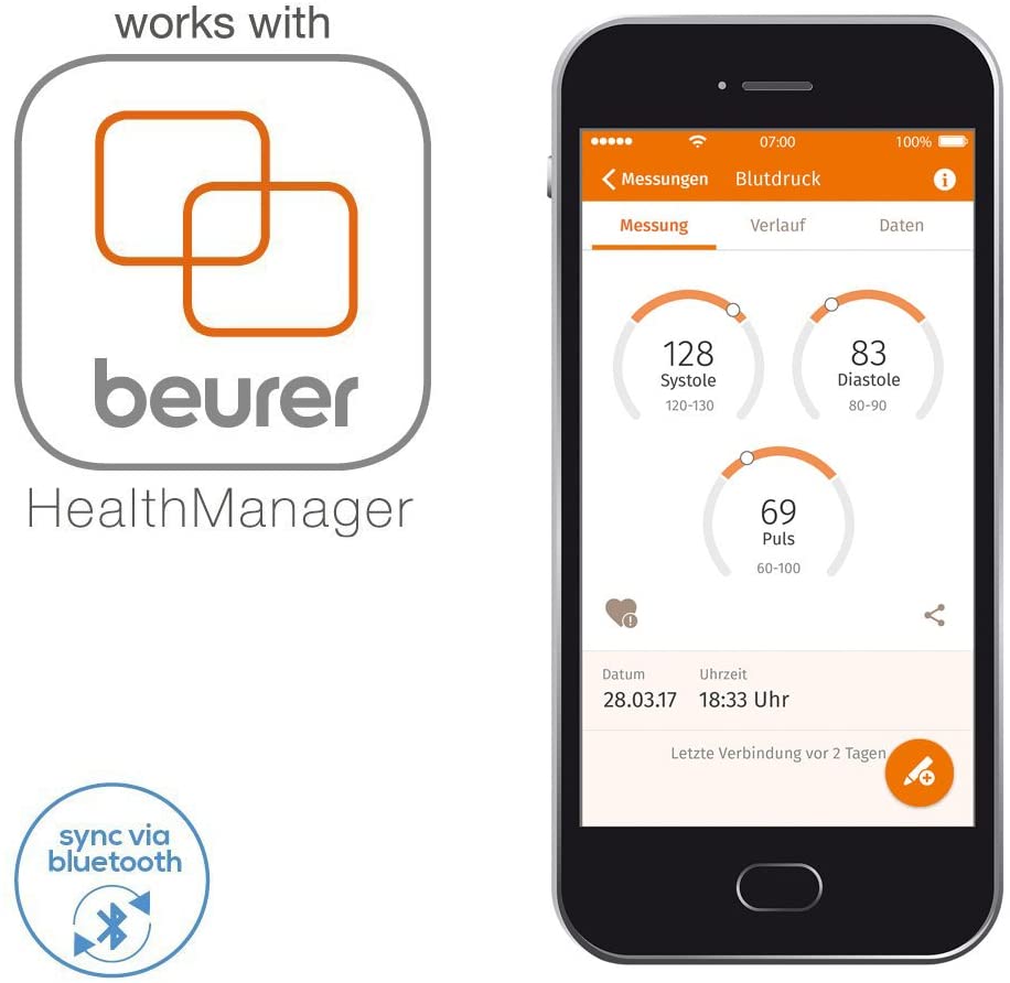 BEURER BM57 BLOOD PRESSURE MONITOR