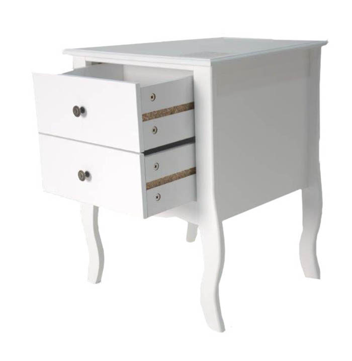 SUPERLIVING TOULOUSE BEDSIDE TABLE WITH 2 DRAWERS	