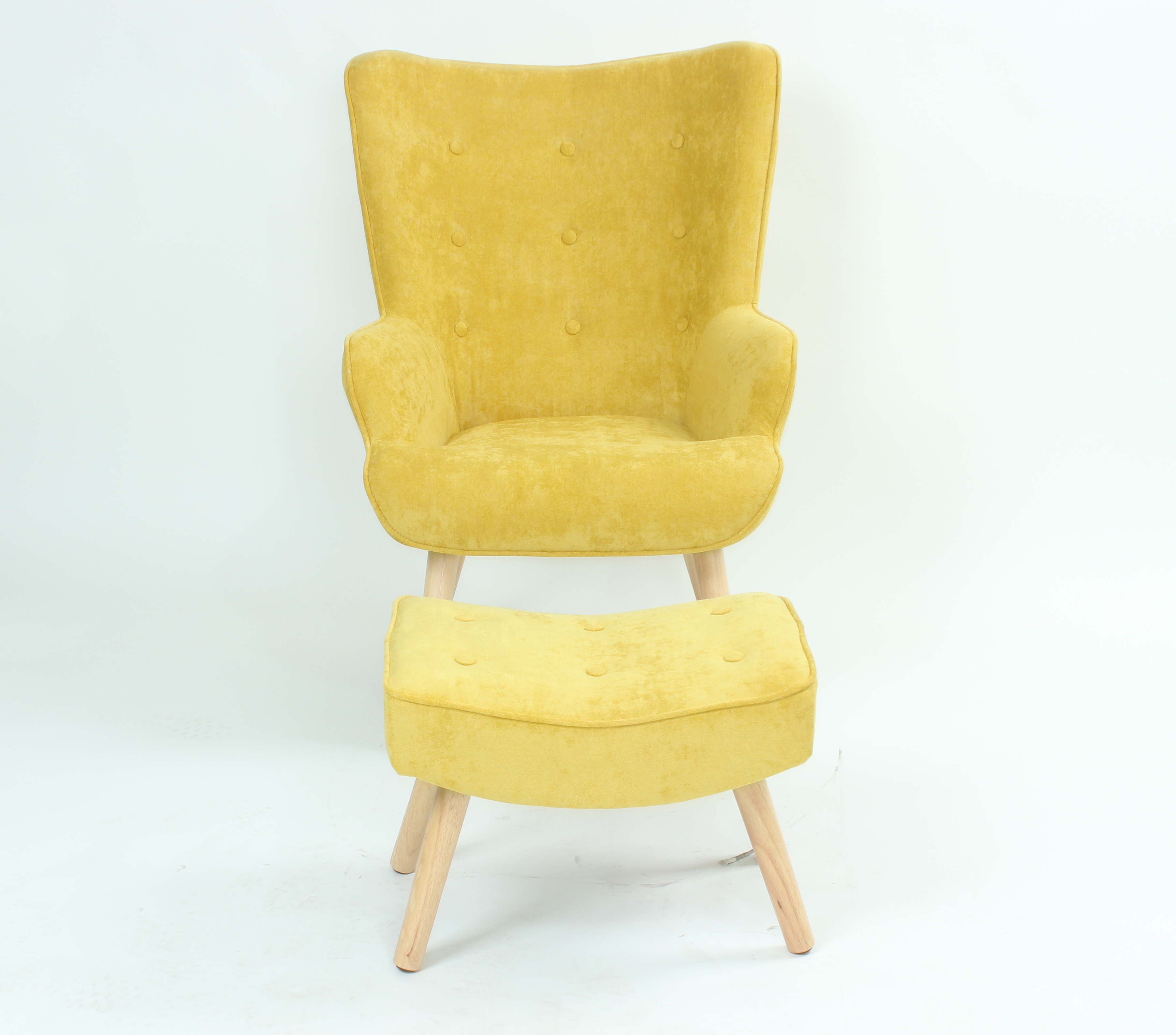 NATALY FOOTSTOOL YELLOW