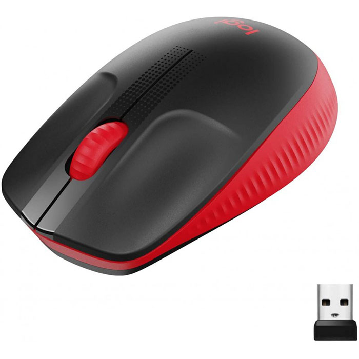 LOGITECH WIRELESS MOUSE RED M190