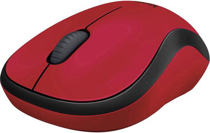 LOGITECH WIRELESS MOUSE RED M220