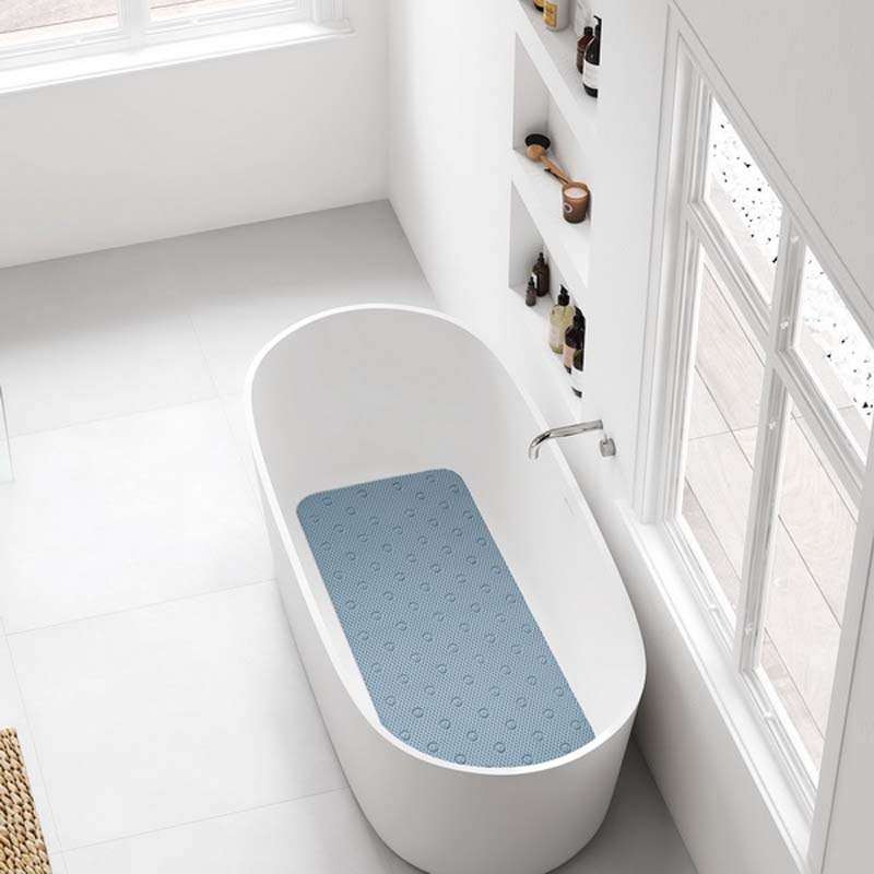 RAYEN BATH MAT 45X91CM BLUE