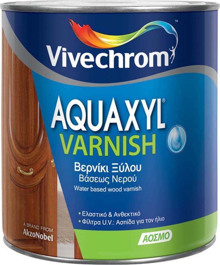 VIVECHROM AQUAXYL VARNISH SATIN WALNUT 0.75L