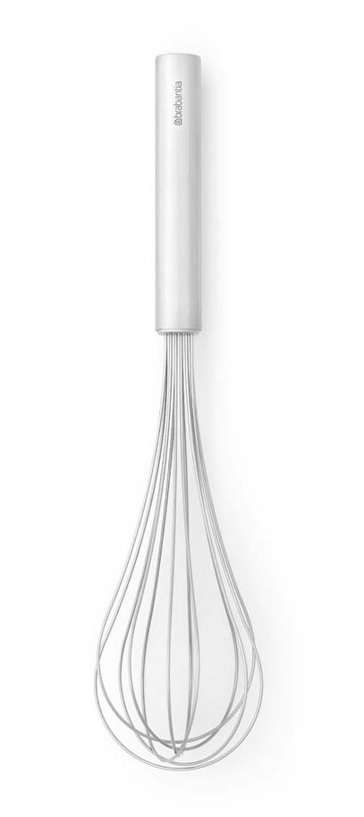 BRABANTIA STAINLESS STEEL WHISK LARGE MATT STEEL