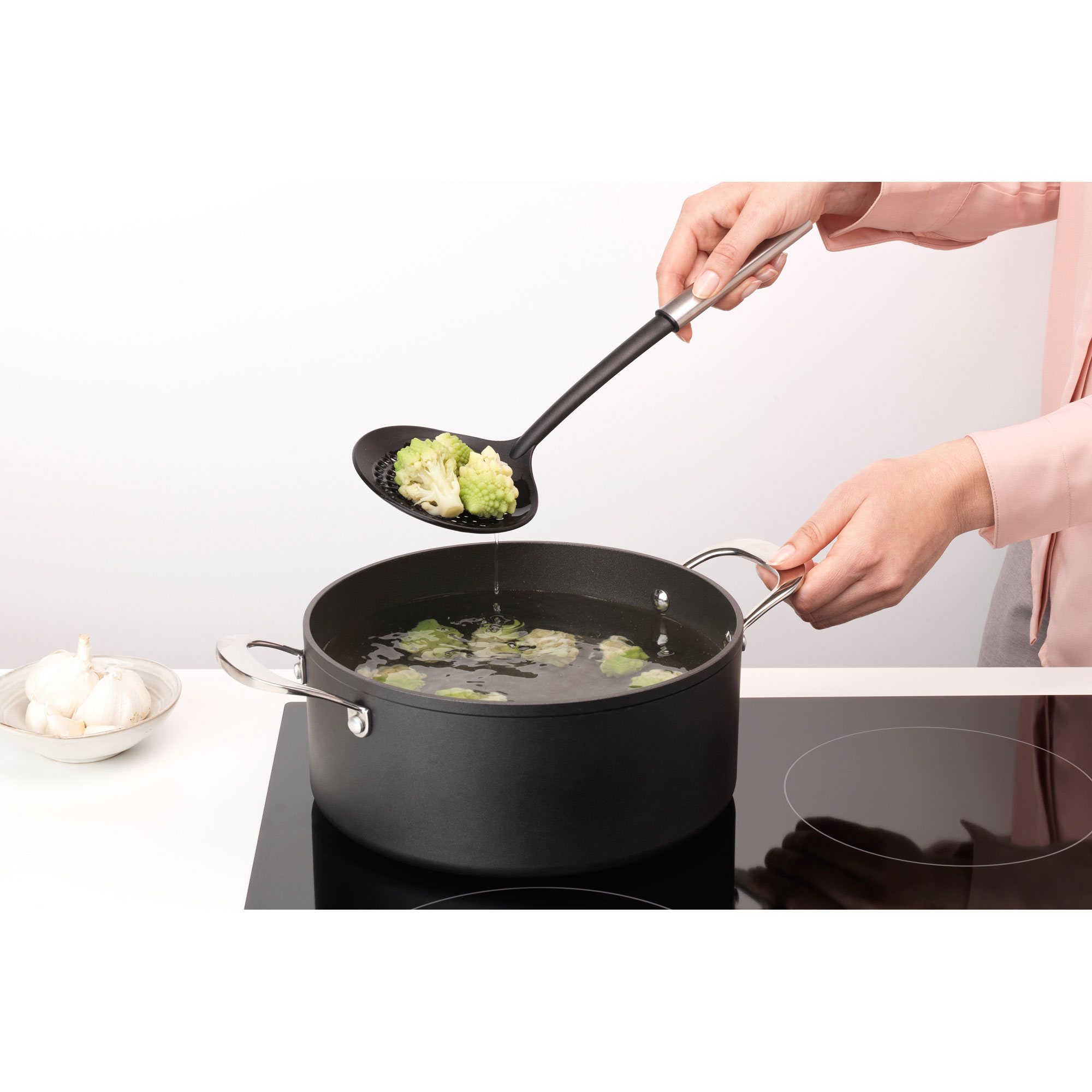 BRABANTIA NON-STICK SKIMMER MATT STEEL