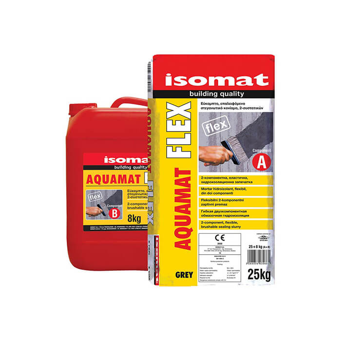 ISOMAT 25KG ISOMAT GREY AQUAMAT-FLEX PART-A