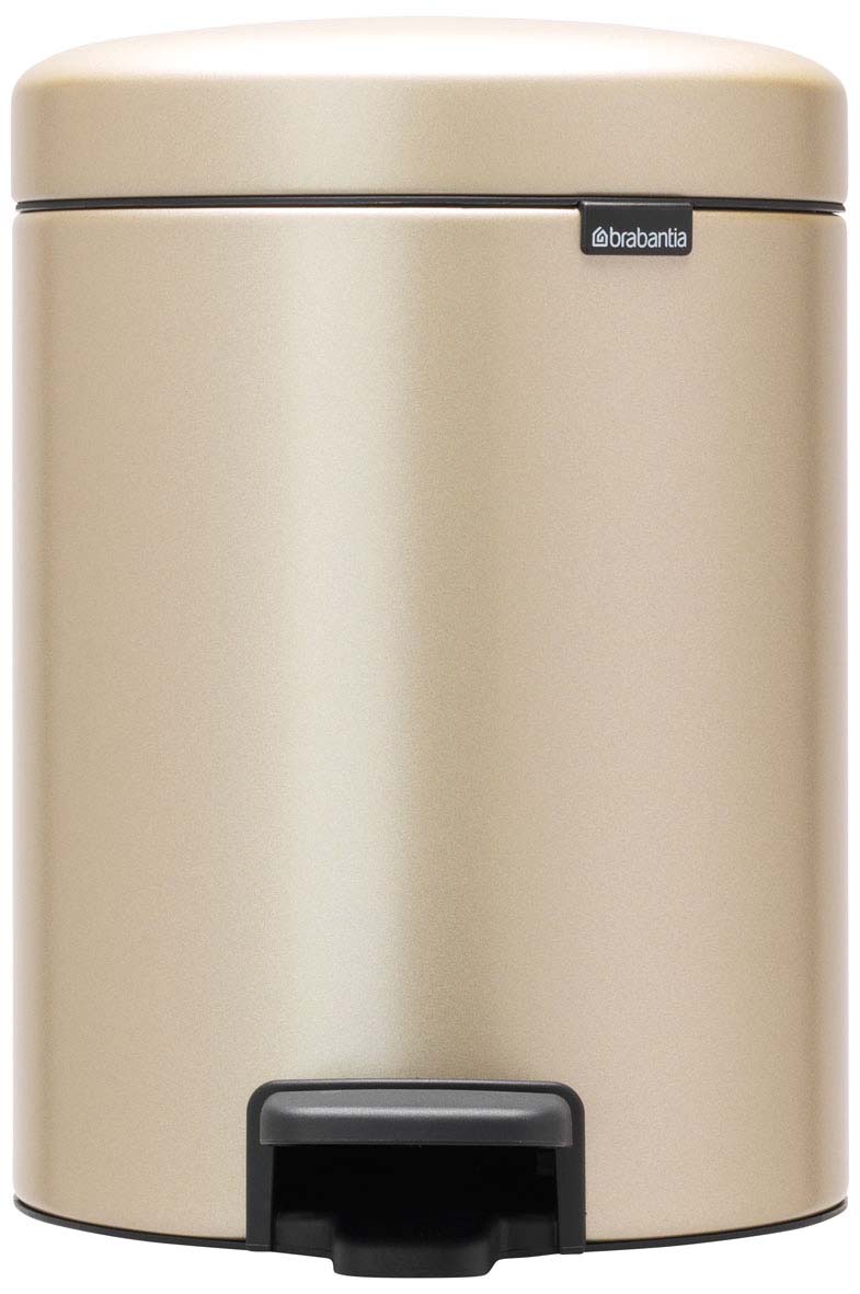 BRABANTIA NEW ICON ΚΑΔΟΣ ΑΠΟΡΡΙΜΑΤΩΝ ΠΕΝΤΑΛ 5L ΜΕΤΑΛΛΙΚΟΣ ΧΡΥΣΟΣ