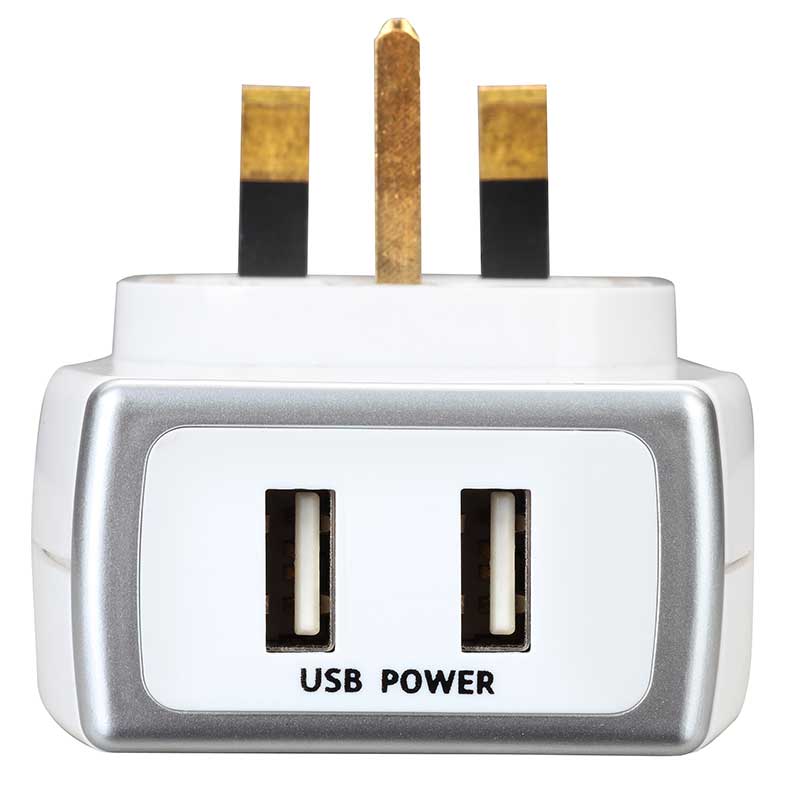 BG MASTERPLUG ADAPTOR 13A & 2 USB 3.1A