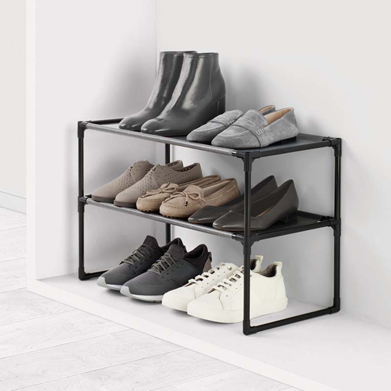 RAYEN SHOE RACK STACKABLE 59X28X38CM