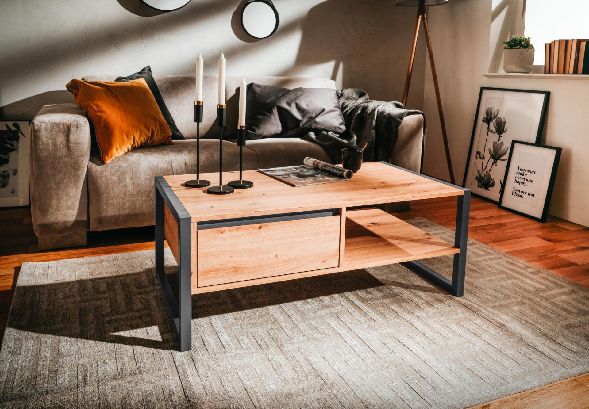 FINORI 2904 DENVER COFFEE TABLE 100CM X 40CM X 55CM