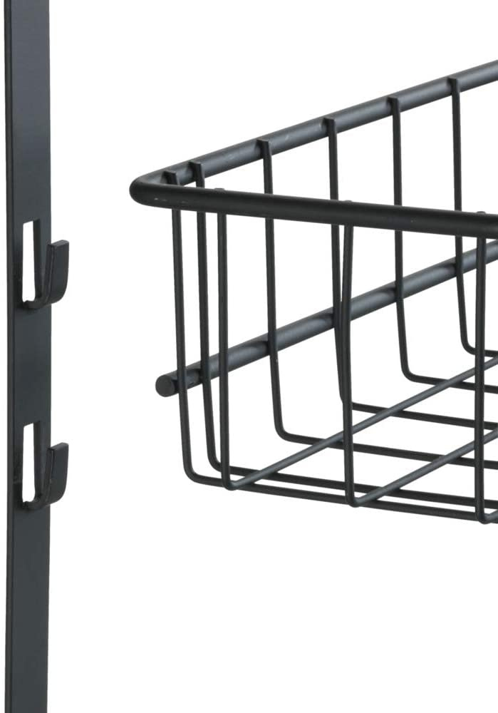 WENKO OVER-DOOR RACK BLACK 39X10X75CM