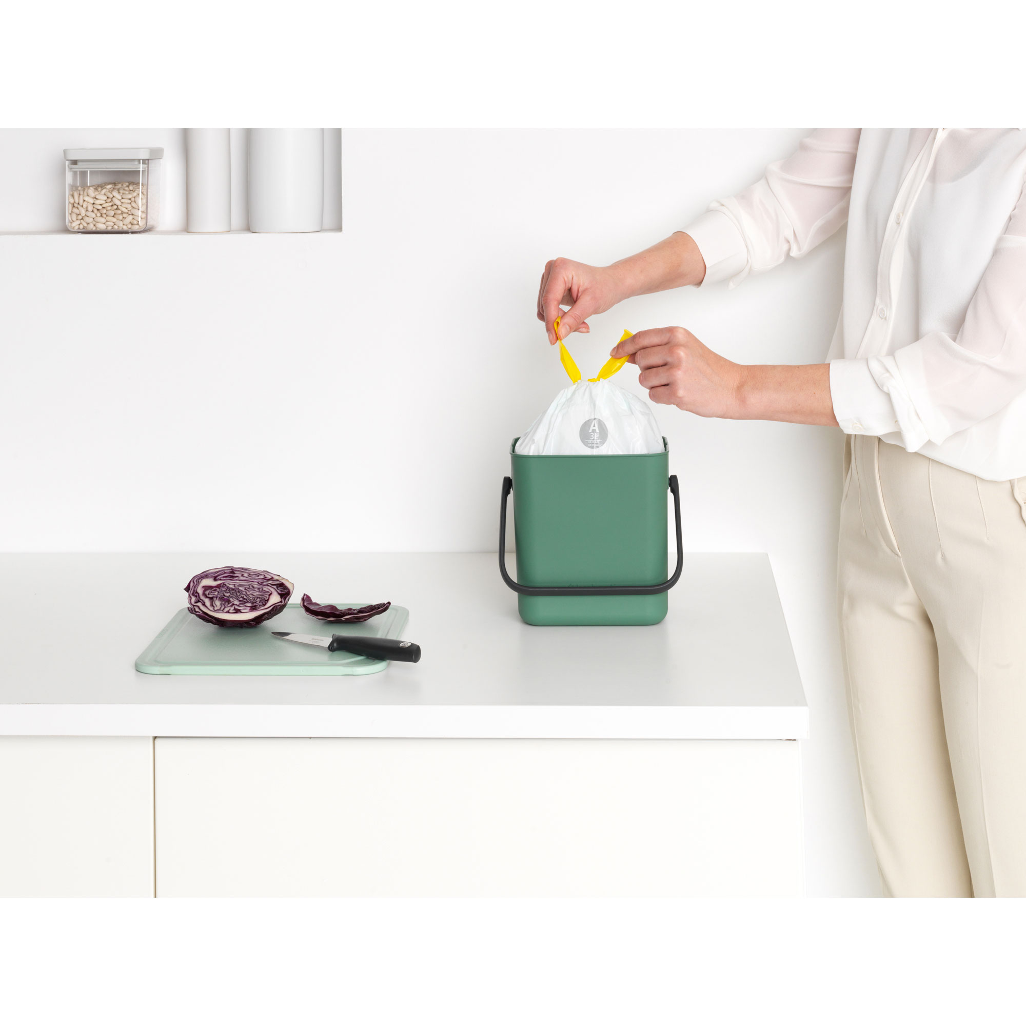 BRABANTIA SORT & GO ΚΑΔΟΣ ΑΠΟΡΡΙΜΑΤΩΝ 3L ΠΡΑΣΙΝΟ