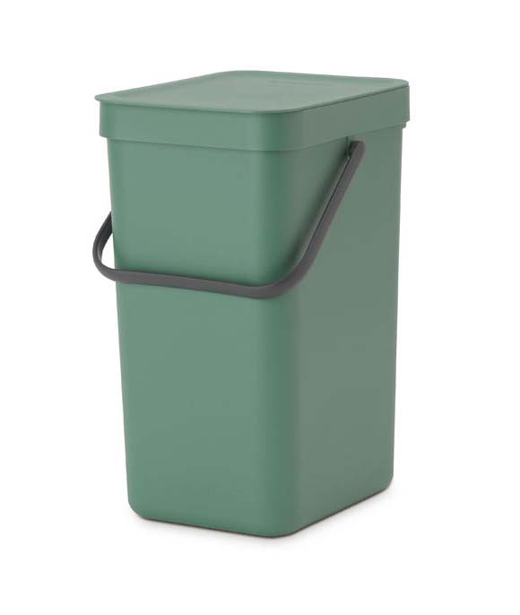 BRABANTIA SORT & GO WASTE BIN 12L GREEN