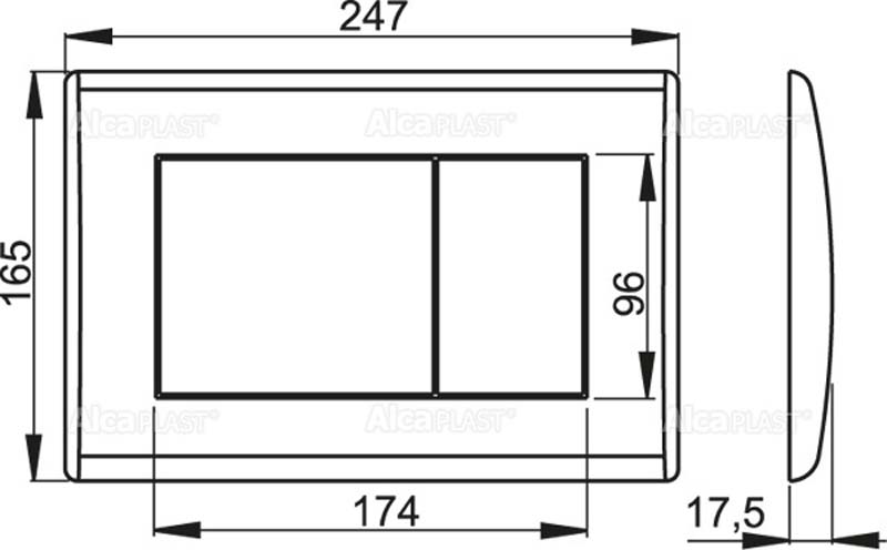 ALCAPLAST M271 ΚΟΥΜΠΙ ΧΡΩΜΕ