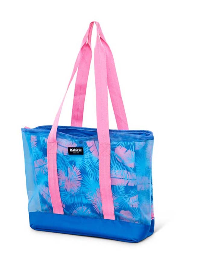 IGLOO COOLER BEACH BAG DUAL BLUE/PINK 20-CANS