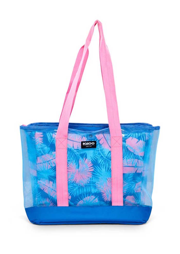 IGLOO COOLER BEACH BAG DUAL BLUE/PINK 20-CANS