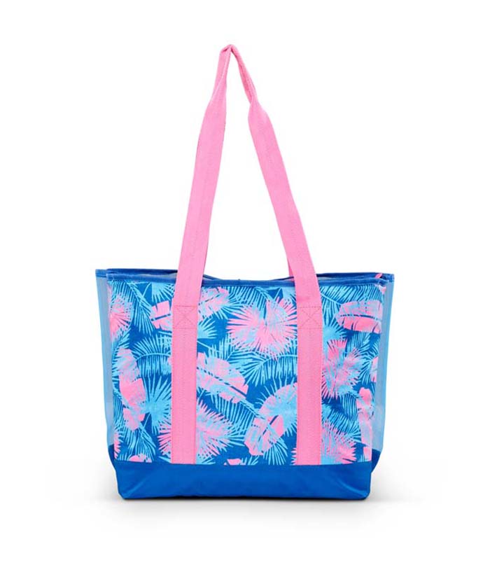 IGLOO COOLER BEACH BAG DUAL BLUE/PINK 20-CANS