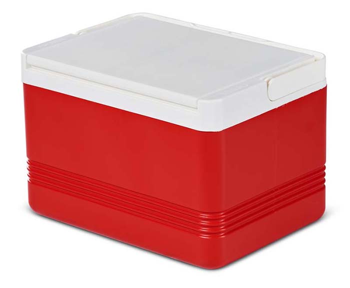 IGLOO FLIPLID COOLER LEGEND 12-CANS RED 8LTR