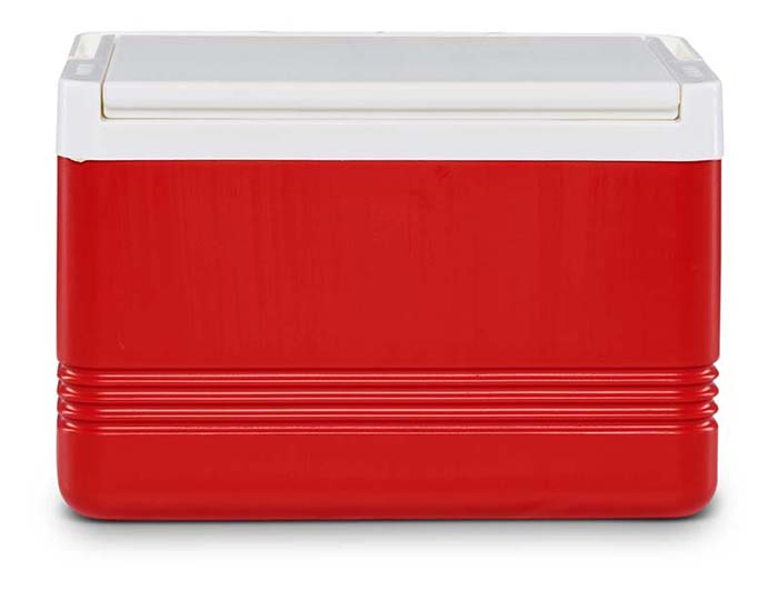 IGLOO FLIPLID COOLER LEGEND 12-CANS RED 8LTR