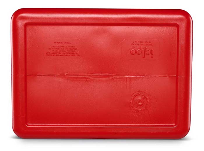 IGLOO FLIPLID COOLER LEGEND 12-CANS RED 8LTR