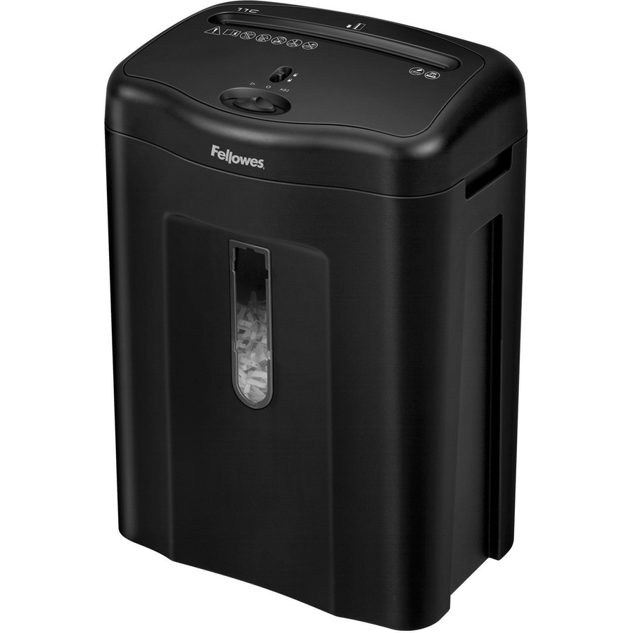 FELLOWES POWERSHRED 11C PERSONAL 11 SHEET CROSS-CUT PAPER SCHREDDER 18LTR