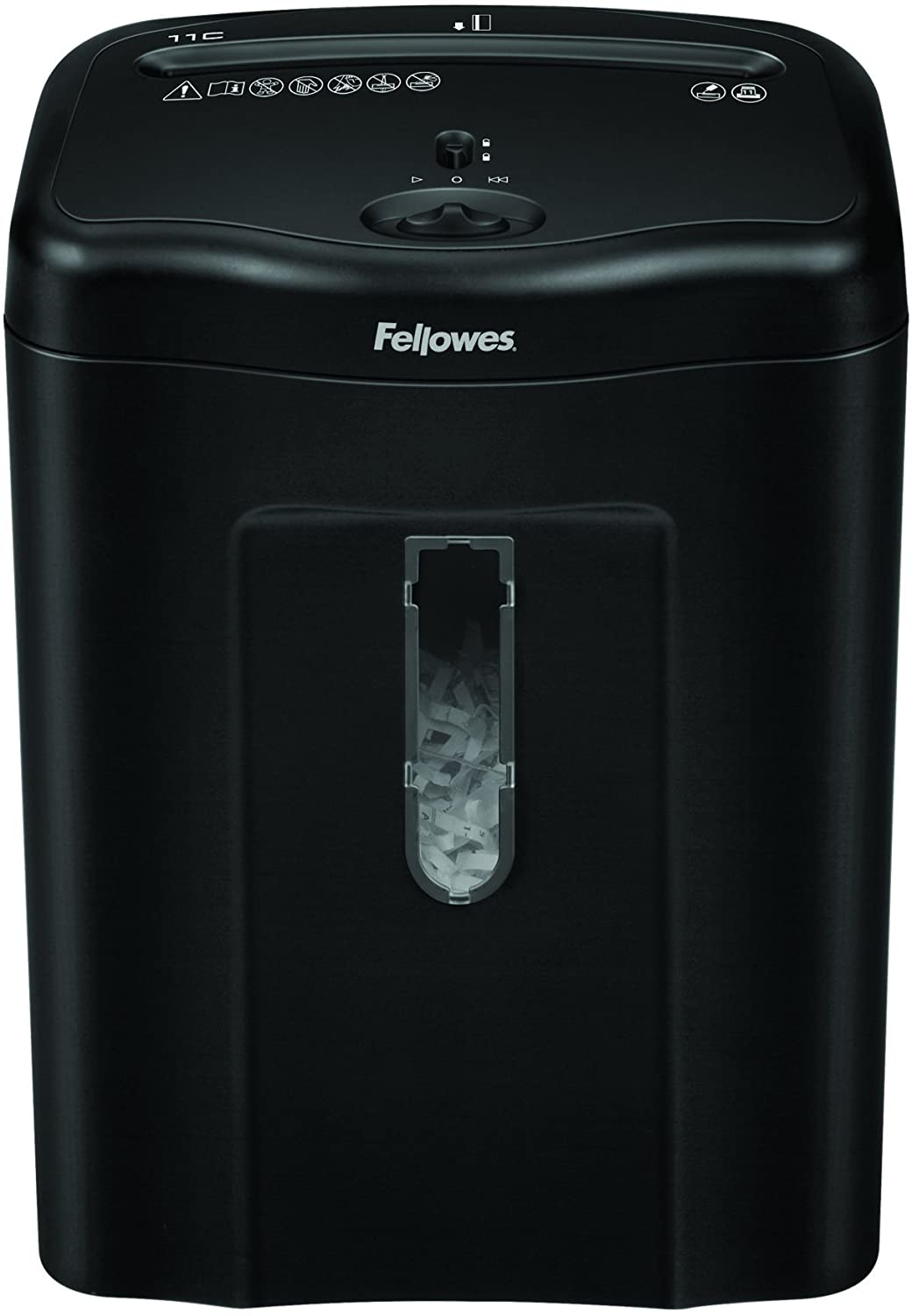 FELLOWES POWERSHRED 11C PERSONAL 11 SHEET CROSS-CUT PAPER SCHREDDER 18LTR