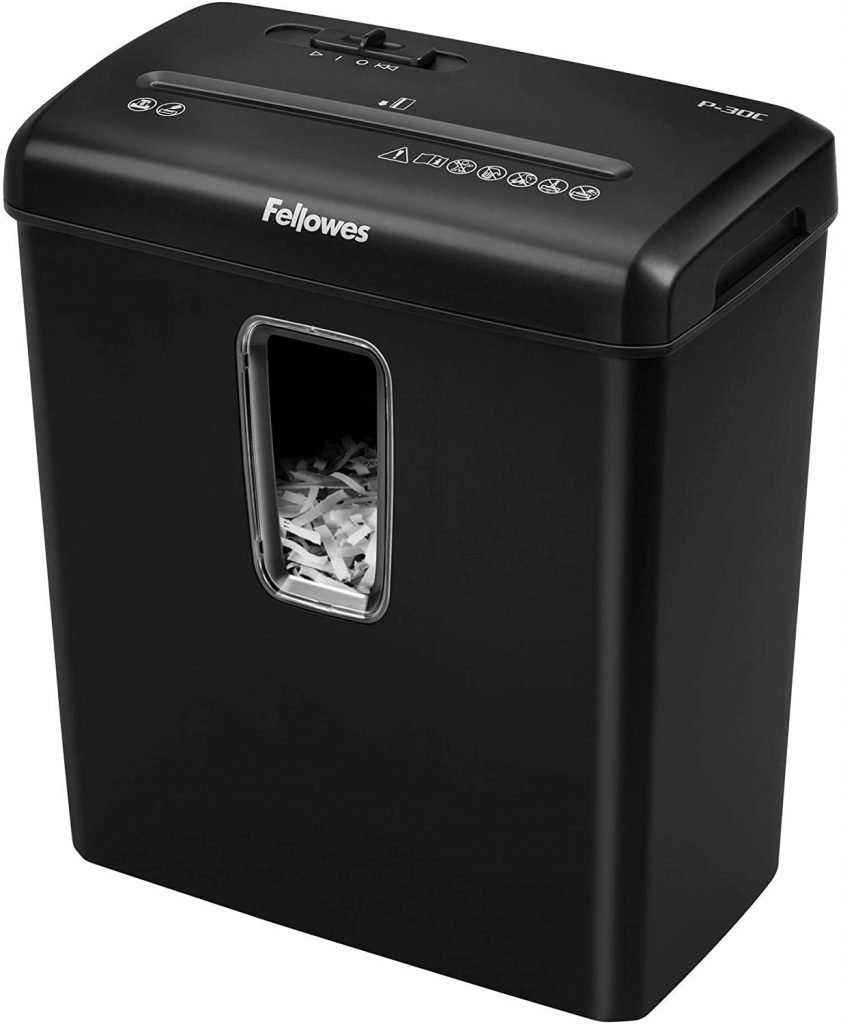 FELLOWES POWERSHRED P-30C 6 SHEET 15LTR CROSS-CUT SHREDDER