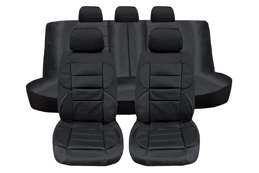 KAVER LUXURY CAR SET COVERS BLACK