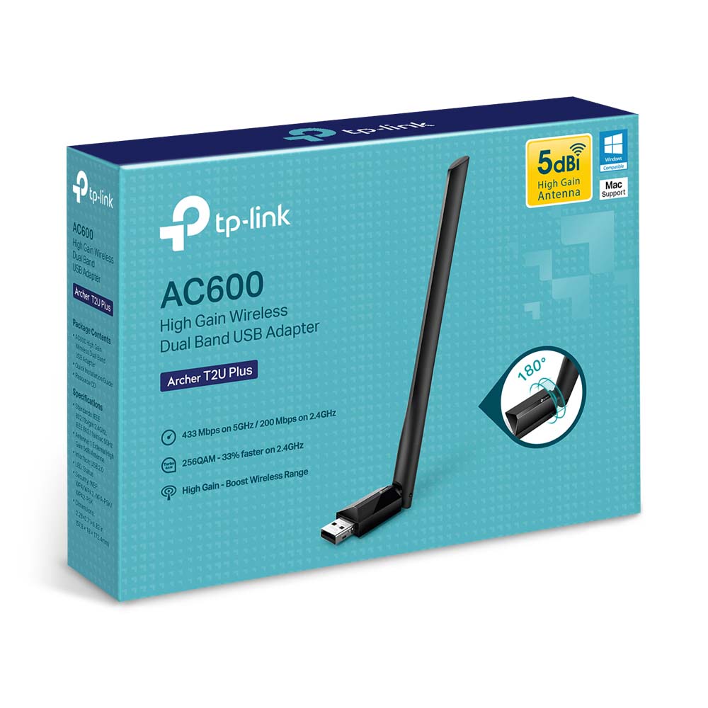 TP-LINK ARCHER T2U PLUS HIGH GAIN ADAPTER