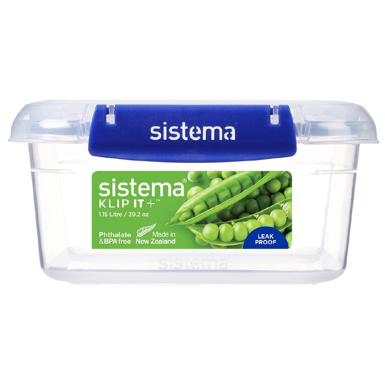 SISTEMA KLIP IT 1.15L SQUARE FOOD CONTAINER