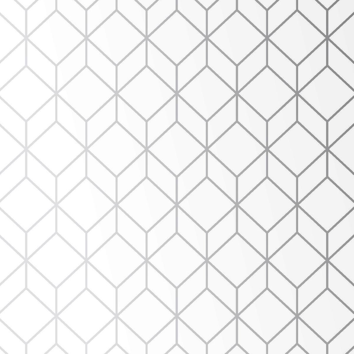 SUPERFRESCO EASY WALLPAPER WHITE/SILVER MYRTLE GEO