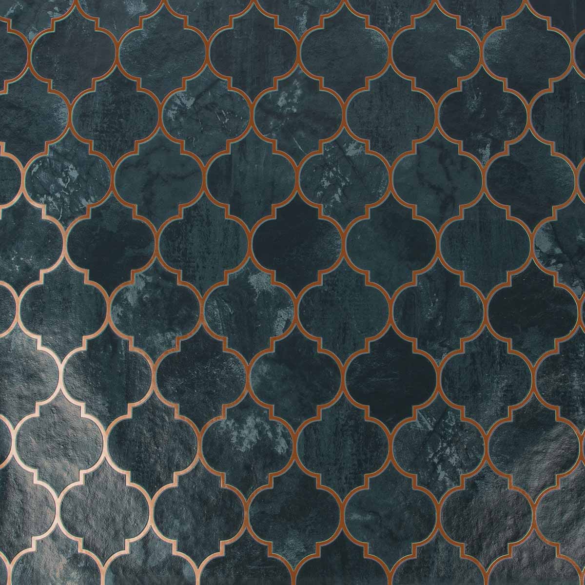 CONTOUR ANTIBAC WALLPAPER TEAL TEGULA