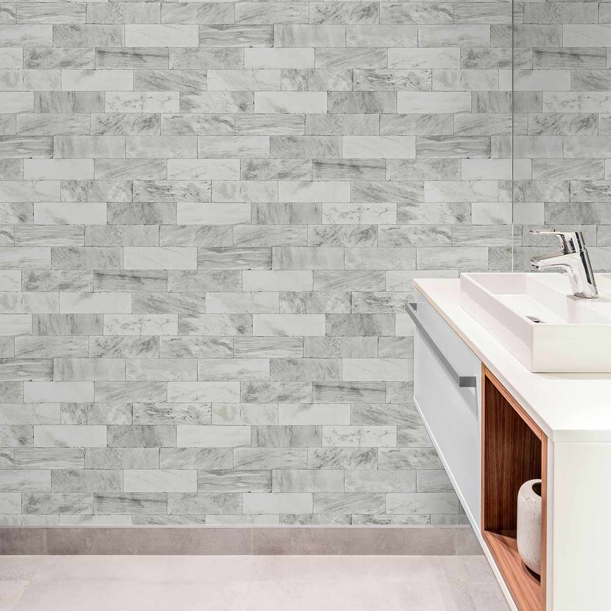 SUPERFRESCO EASY WALLPAPER HERRINGBONE MARBLE