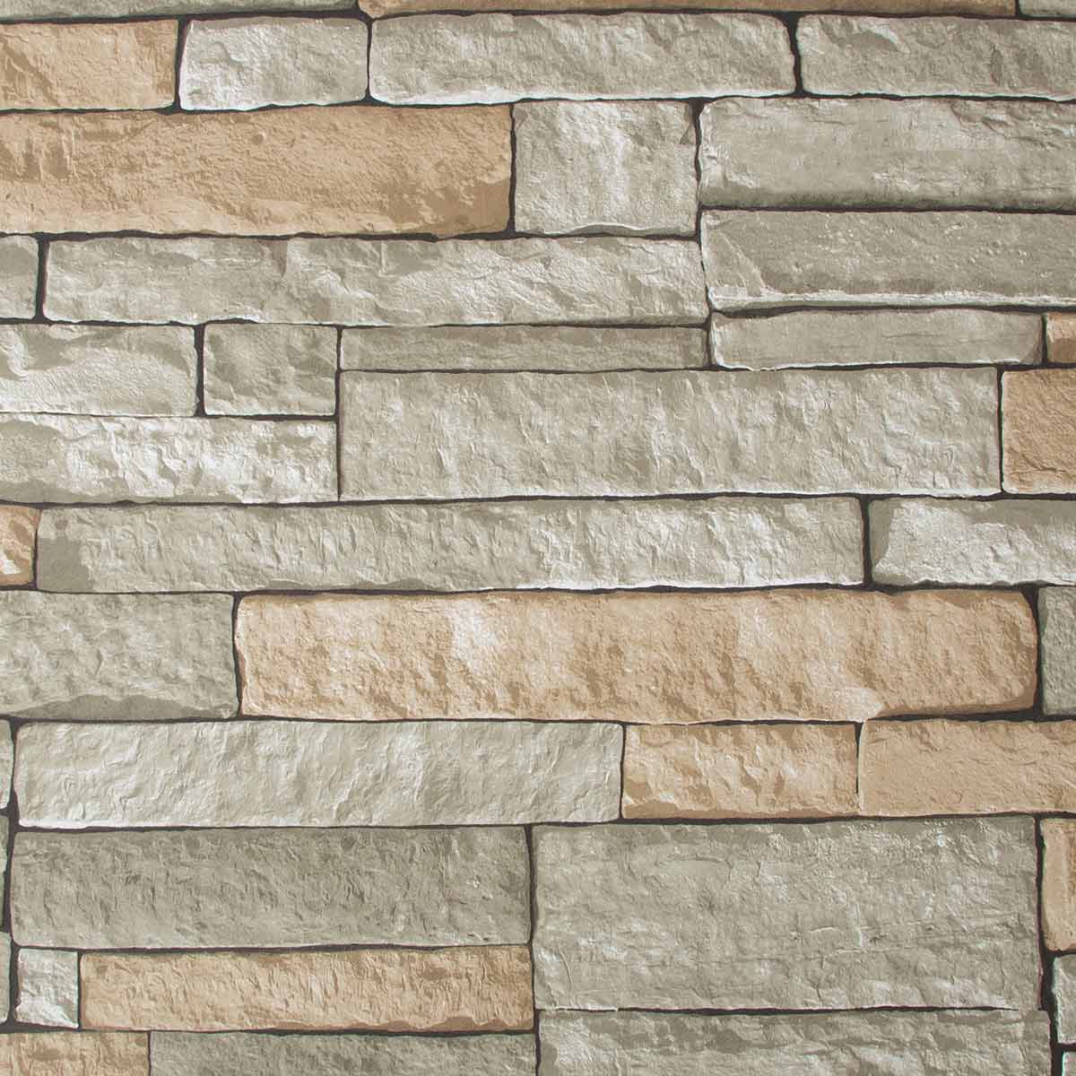 SUPERFRESCO EASY WALLPAPER GREY LEDGESTONE