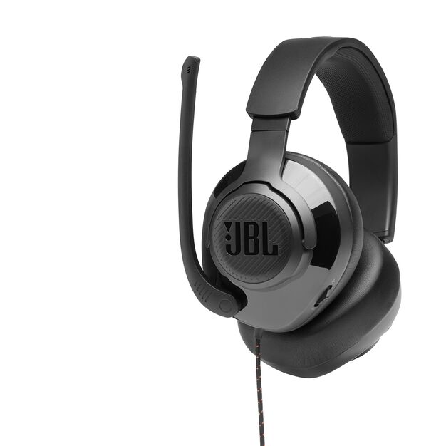 JBL QUANTUM 200 OVER EAR BLACK GAMING HEAPHONES