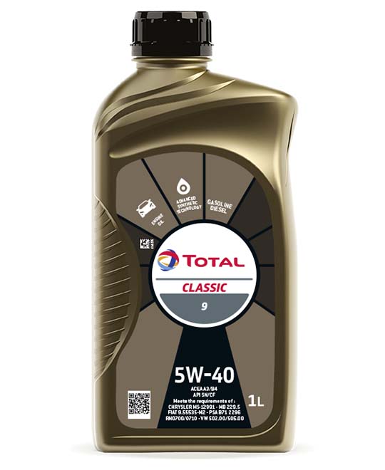 TOTAL CLASSIC ENGINE OIL 5W40 1L