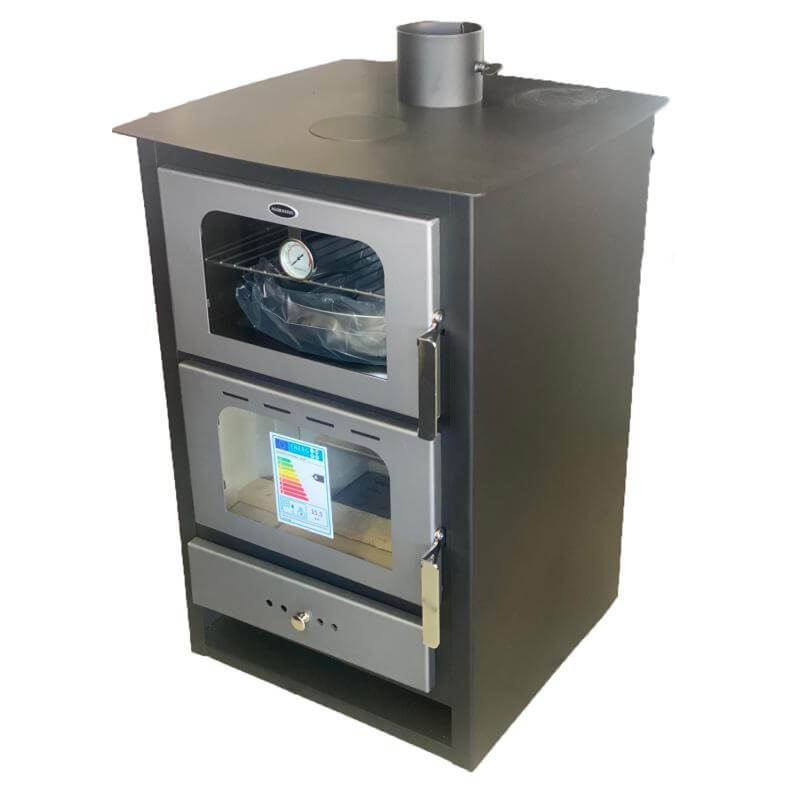 AGORASTOS WOOD STOVE WITH OVEN 15.5KW PENEL 60X64X90CM