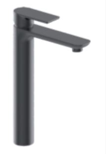 FONTANA HIGH BASIN MIXER BLACK MATTE 30X19.5CM