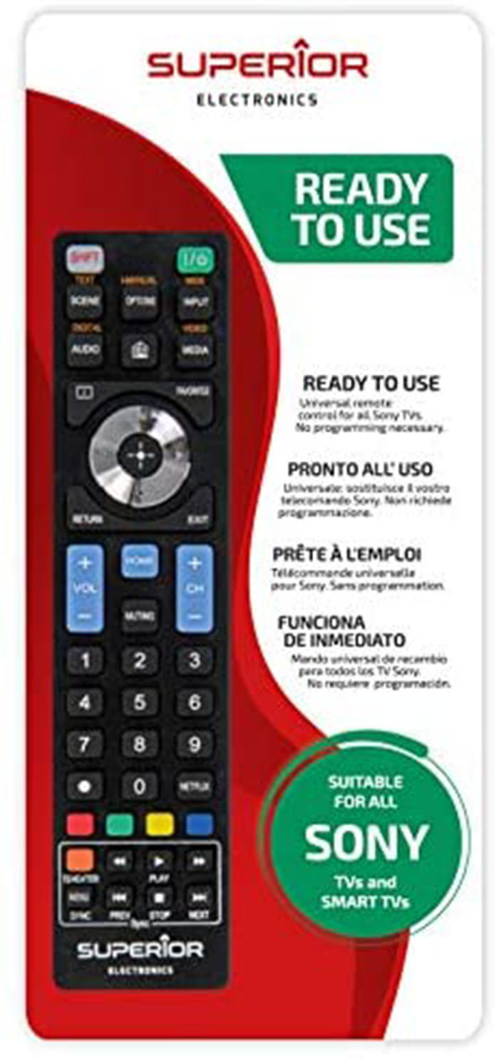 SUPERIOR UNIVERSAL REMOTE CONTROL SONY