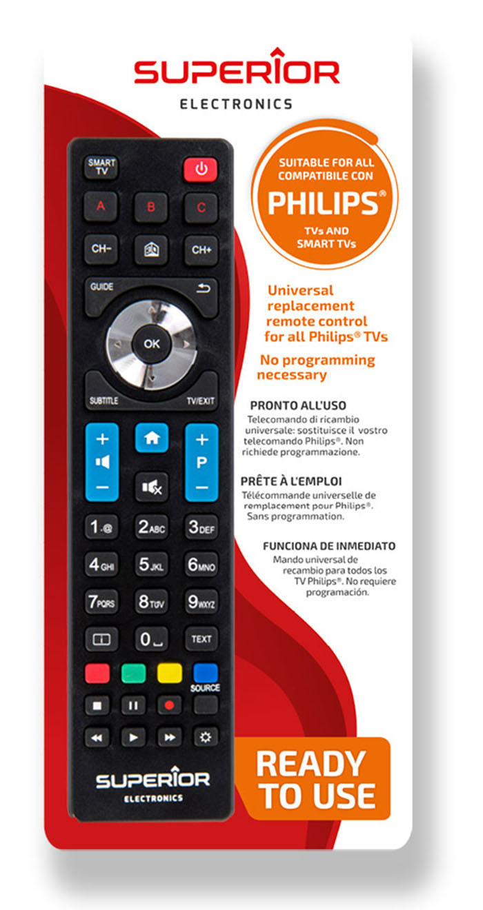 SUPERIOR UNIVERSAL REMOTE CONTROL PHILIPS