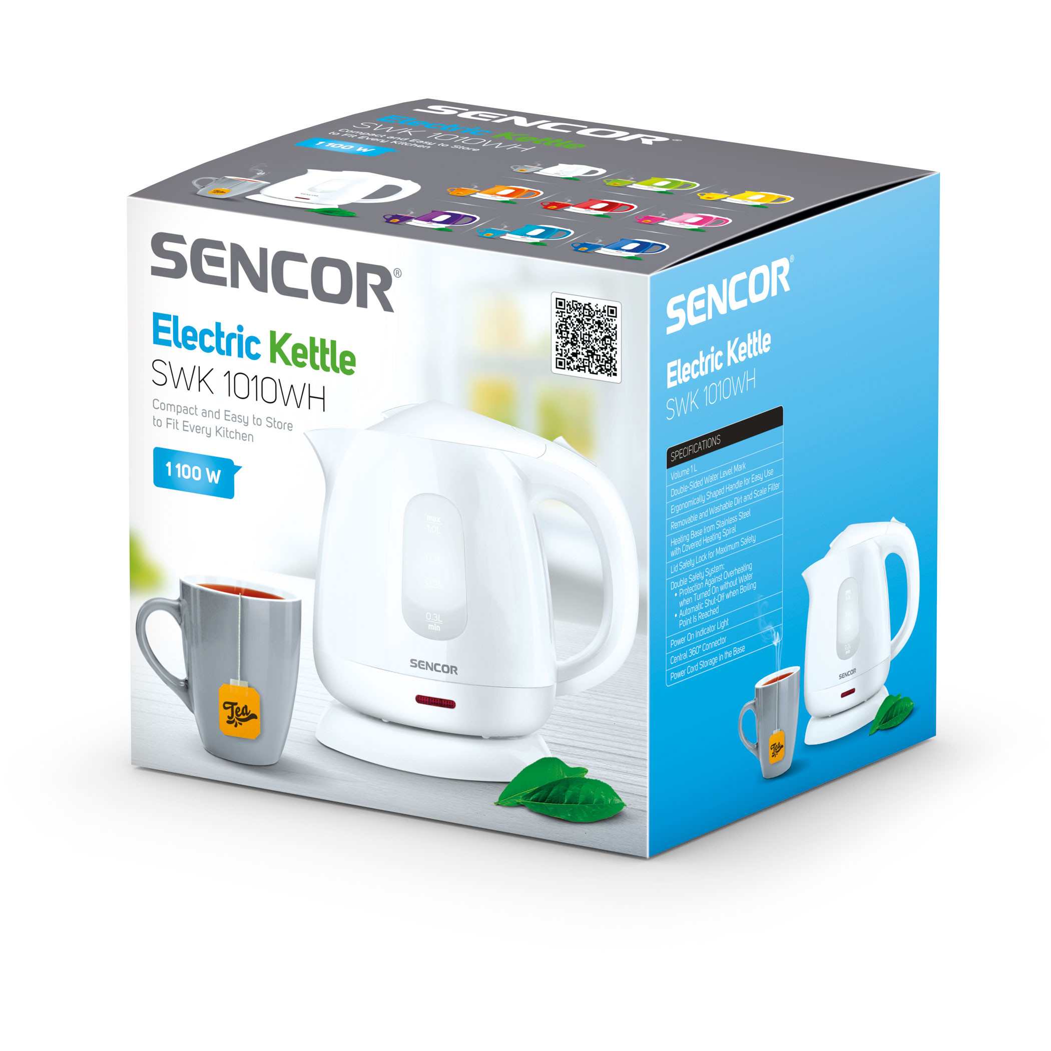 SENCOR SWK1010WH ΒΡΑΣΤΗΡΑΣ 1LTR 1100W